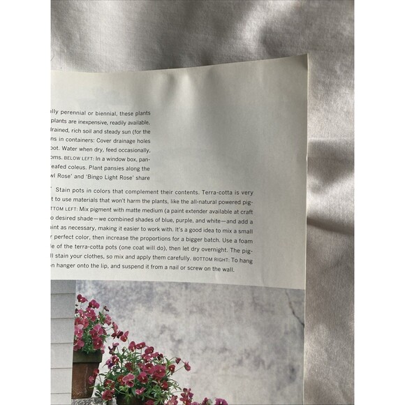 1998  MARTHA STEWART LIVING Magazine Halloween & Spring With Recipe cards - Picture 5 of 8